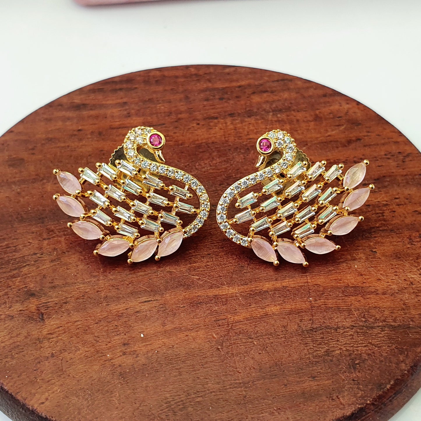 Designer Swan Earring