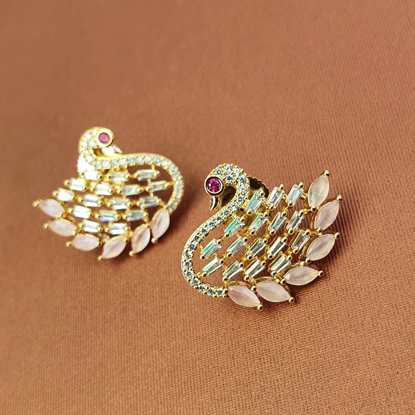 Designer Swan Earring