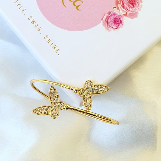 Cute Gold Butterfly Bracelet