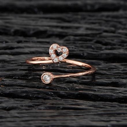 Cute Rosegold Heart Ring