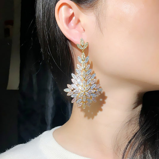 Luxury Three Tone Party Earring