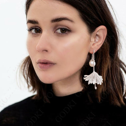 Stylish Ginkgo Earrings