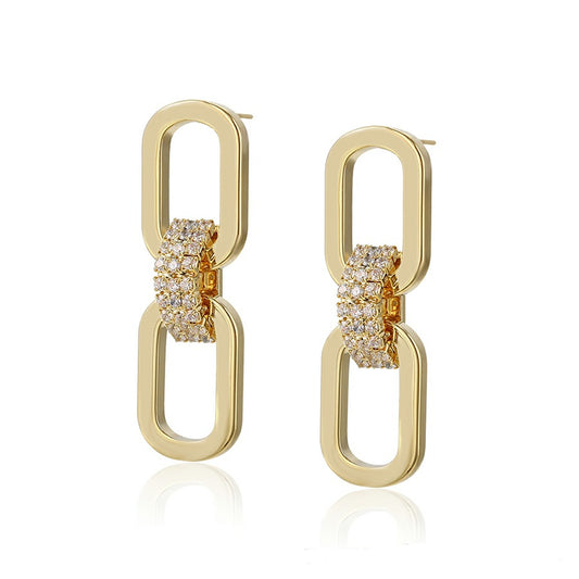 Gold Statement Earrings