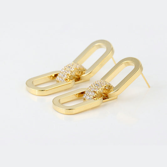 Gold Statement Earrings