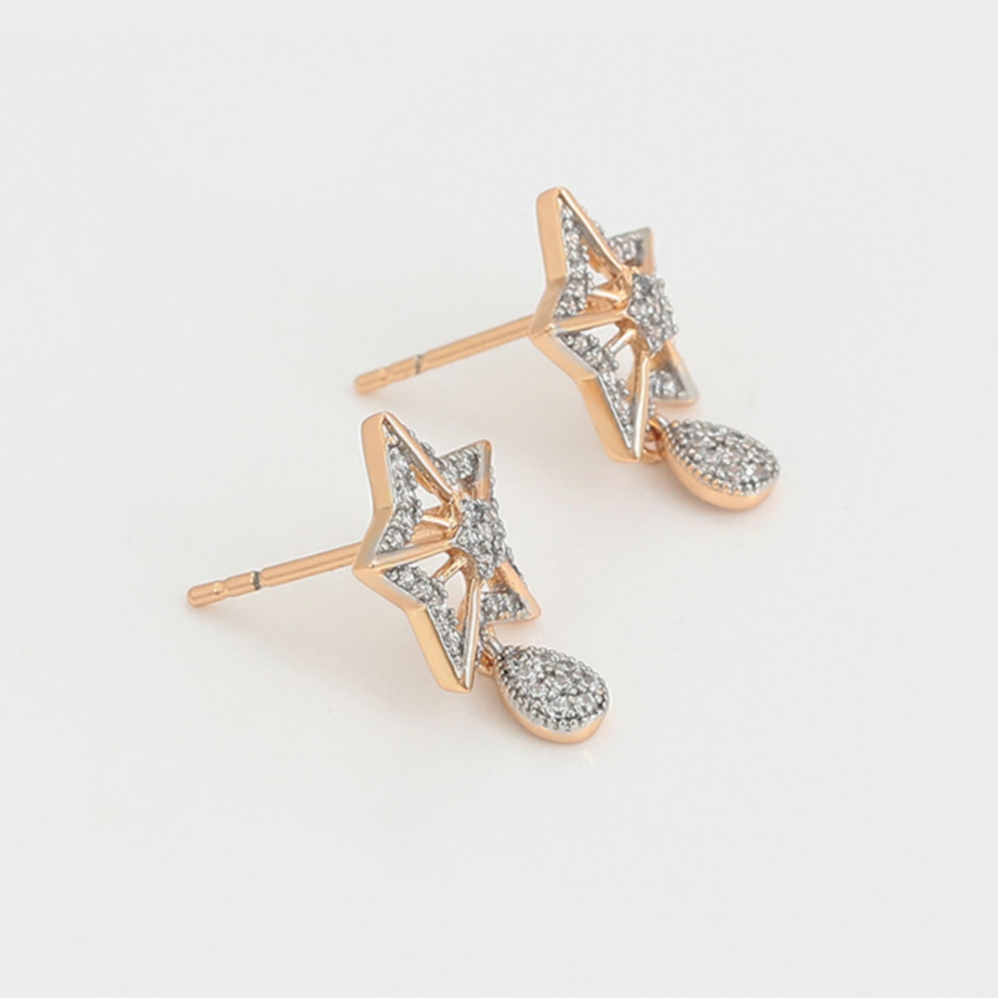 Elegant Star Drop Earring