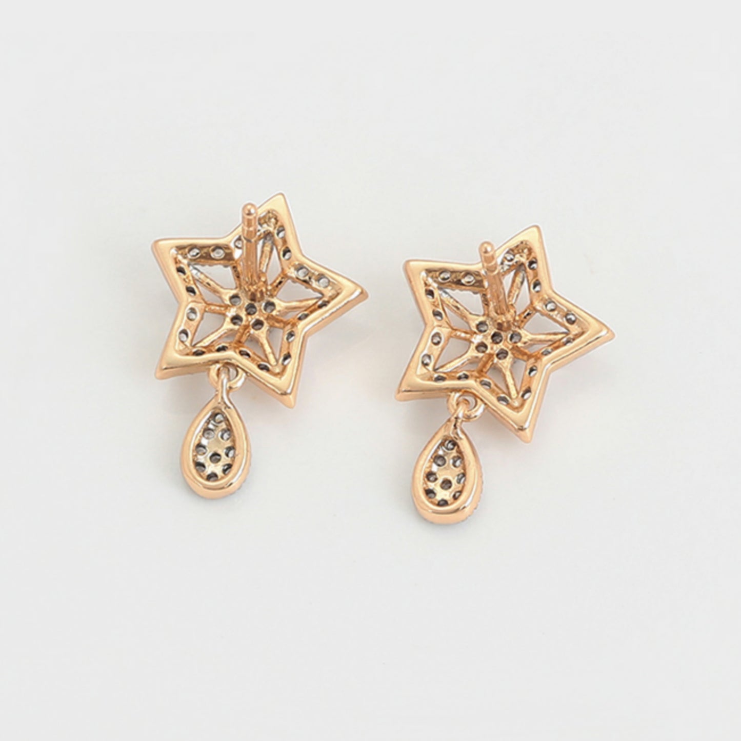 Elegant Star Drop Earring