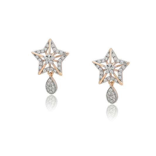 Elegant Star Drop Earring