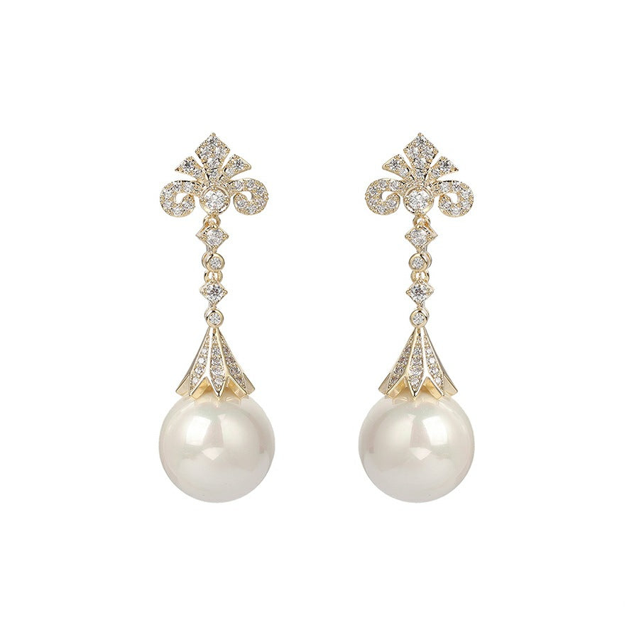 Elegant Pearl Drop Earring