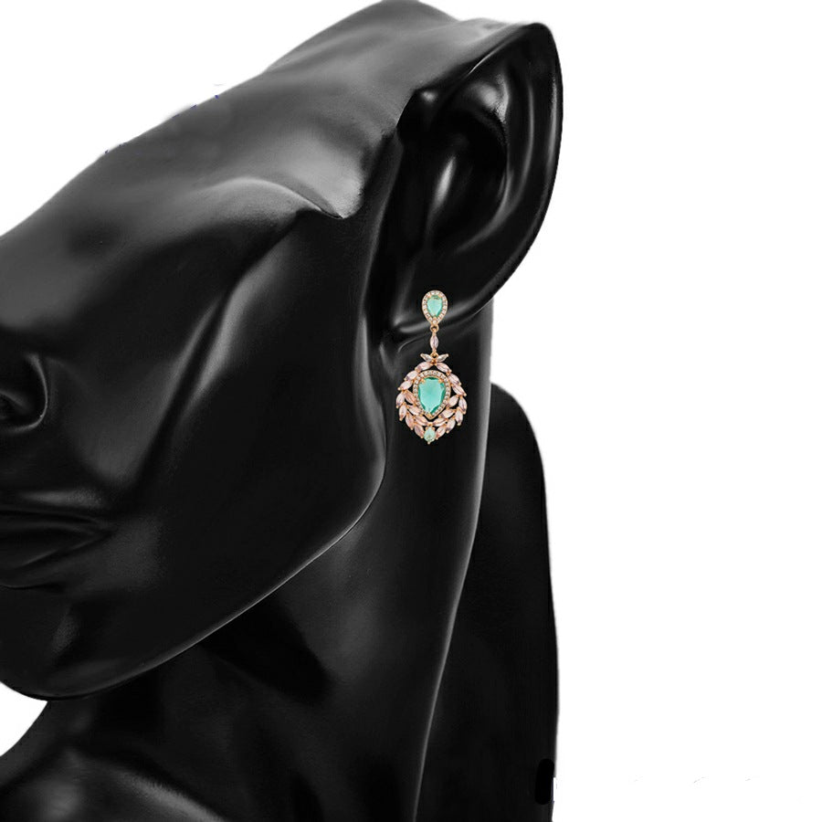 Beautiful Turquoise Drops Earring