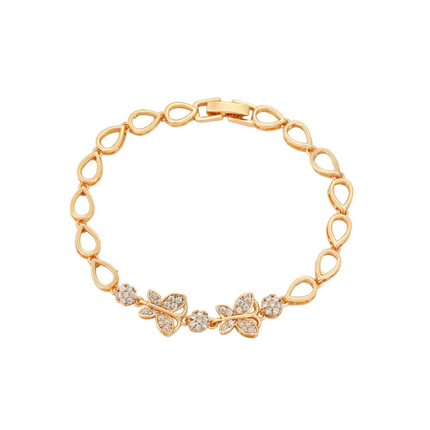 Pretty Butterfly Chain Bracelet