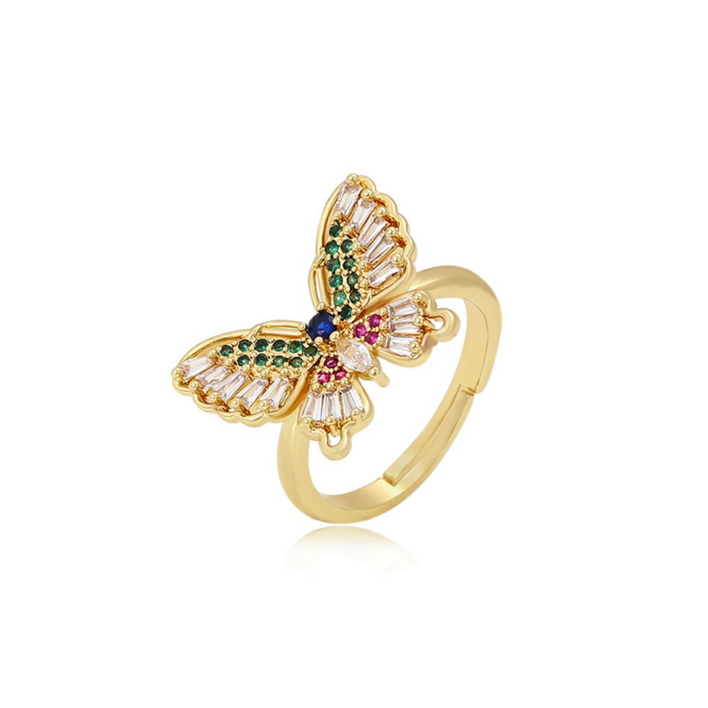 Gold Butterfly Ring – SaraBeJewelry