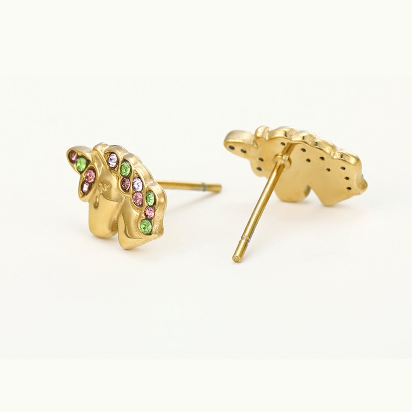 Beautiful Golden Unicorn Earring