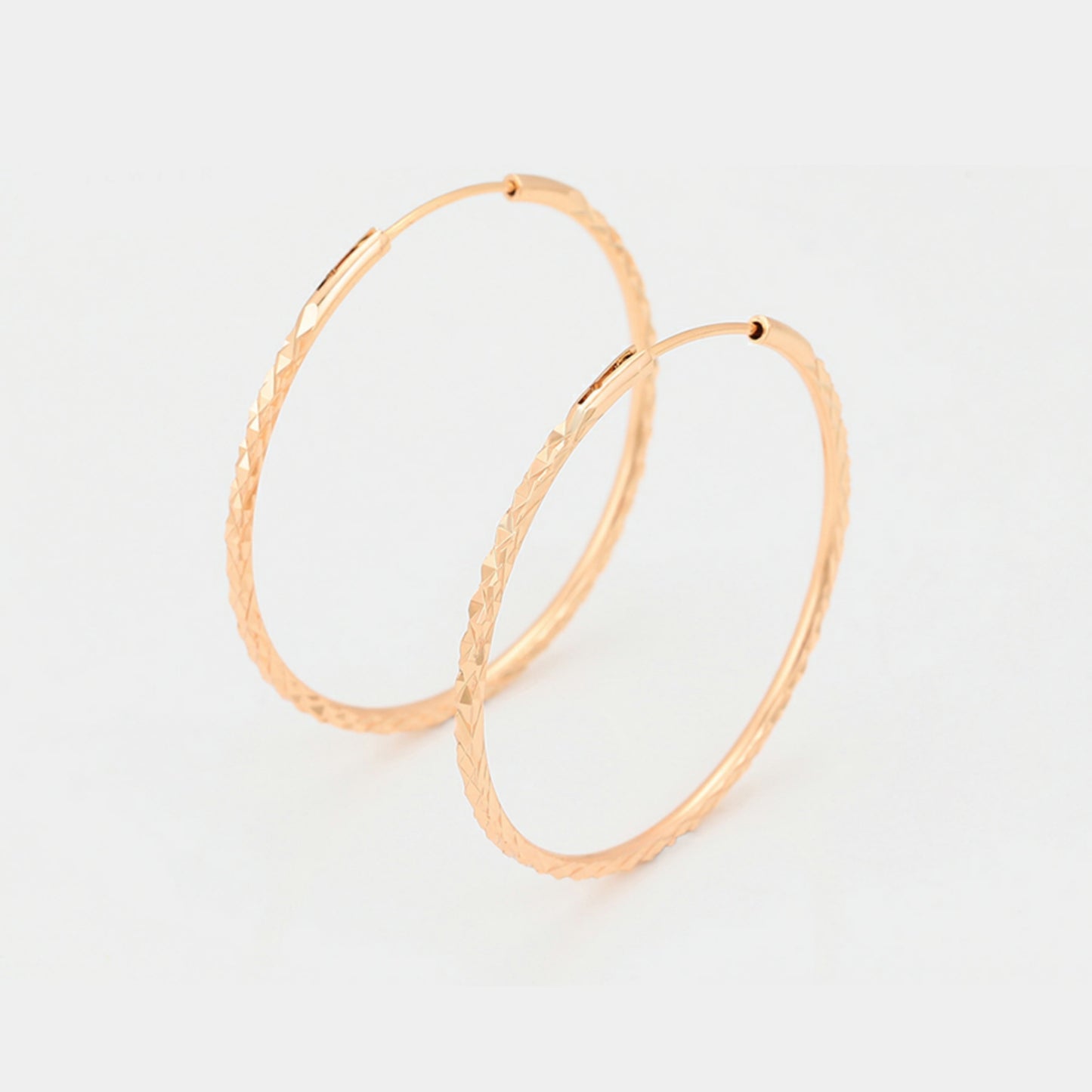 Trendy Gold Hoops