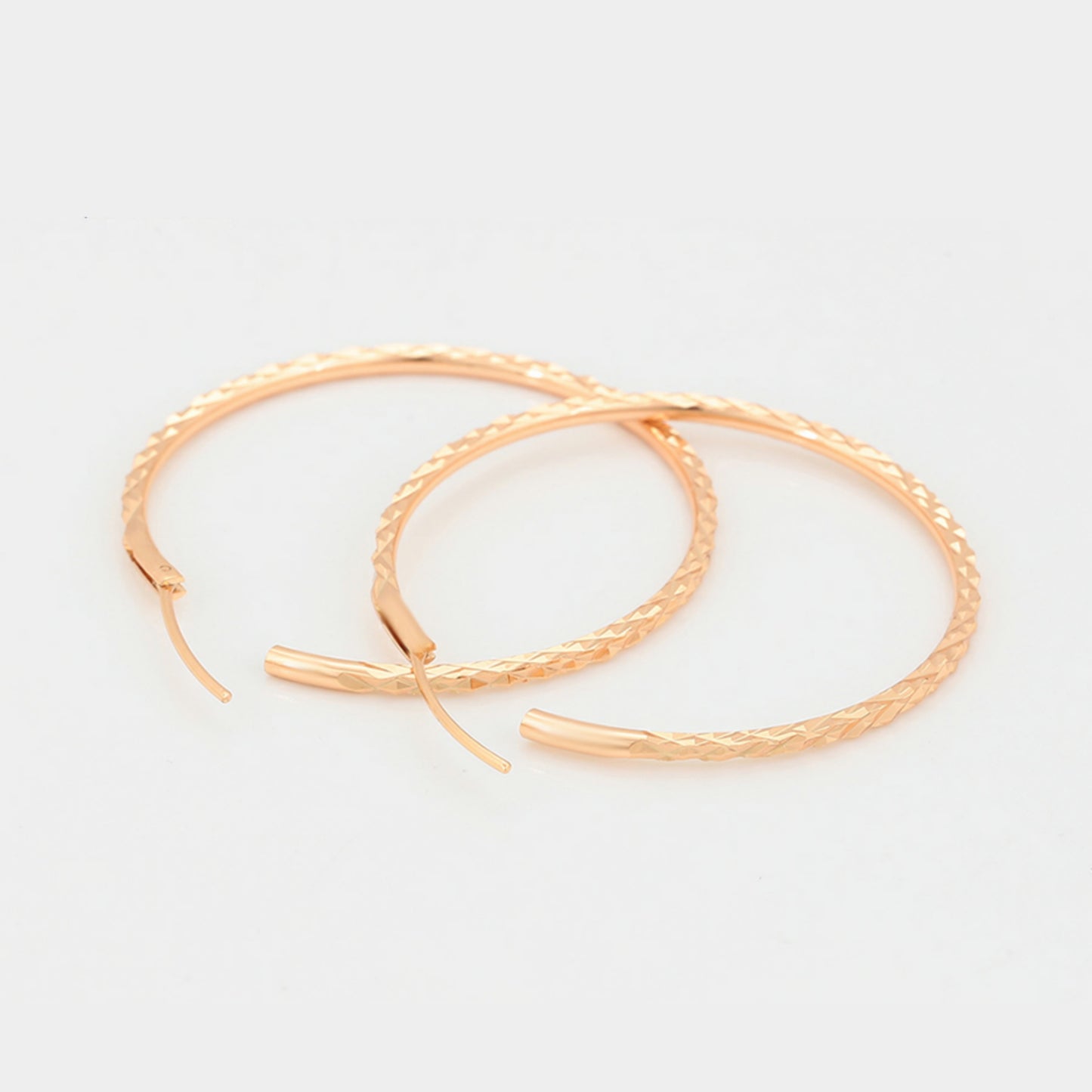 Trendy Gold Hoops