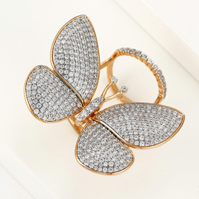 Flying Butterfly 2 Tone Ring